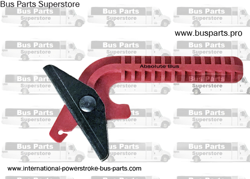 Cleer Vision Egress Handle Frameless Bonded windows. Shuttle Bus emergency window handle.